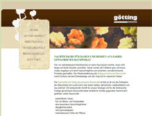 Tablet Screenshot of goetting-nachtwaesche.de